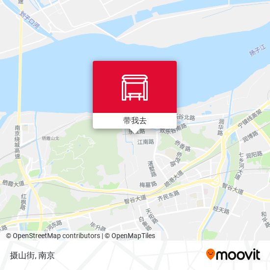 摄山街地图