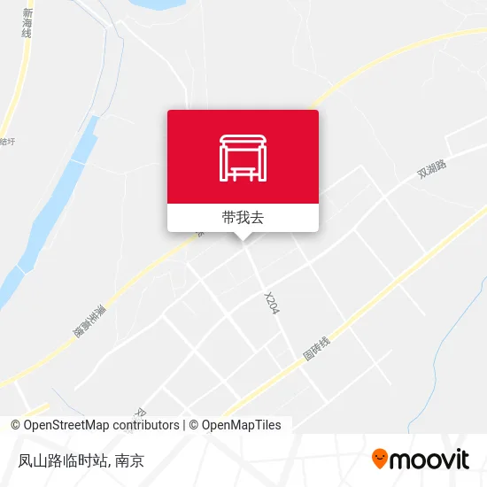 凤山路临时站地图
