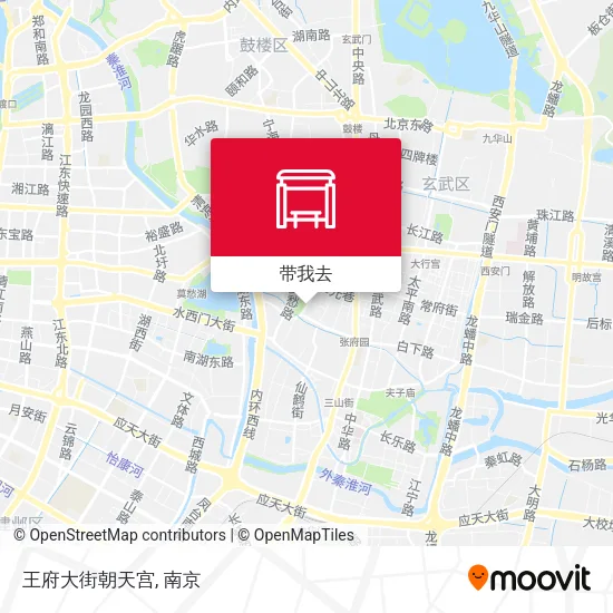 王府大街朝天宫地图