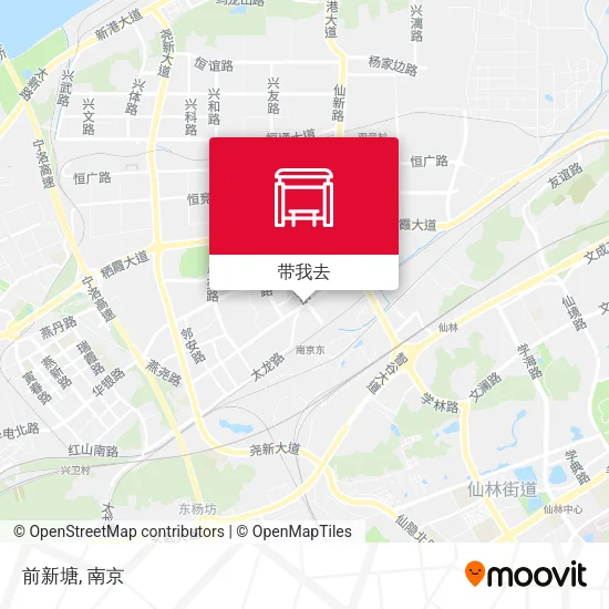 前新塘地图