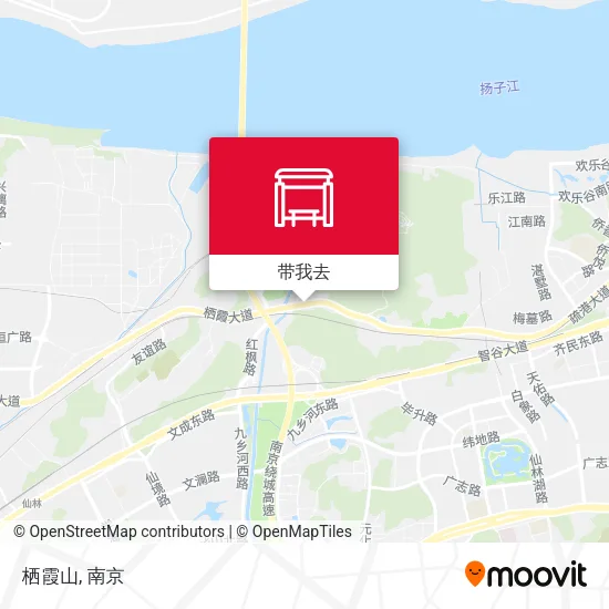 栖霞山地图