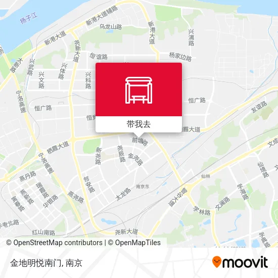 金地明悦南门地图