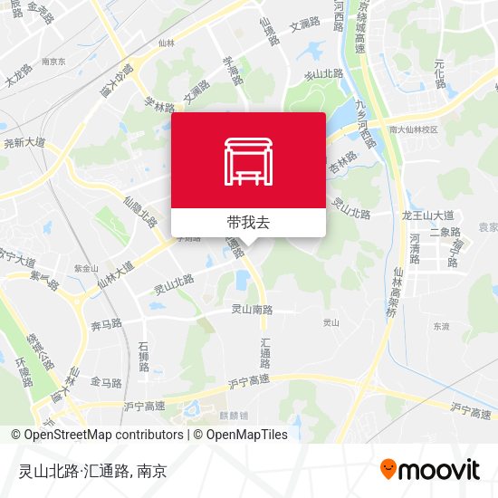 灵山北路·汇通路地图