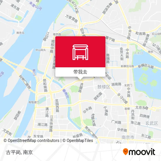 古平岗地图