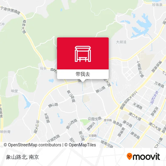 象山路北地图