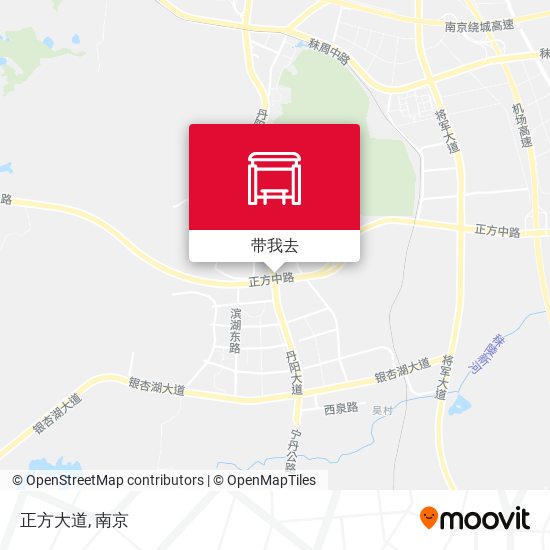 正方大道地图