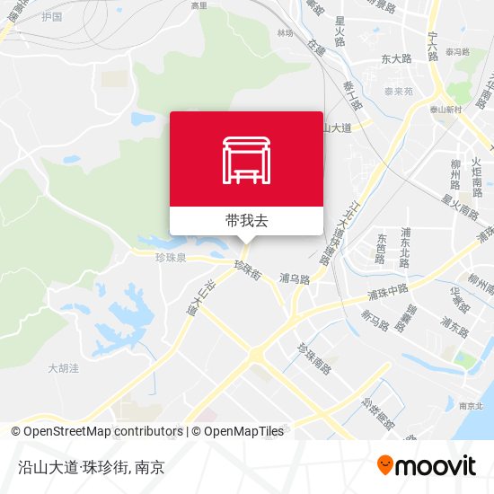 沿山大道·珠珍街地图