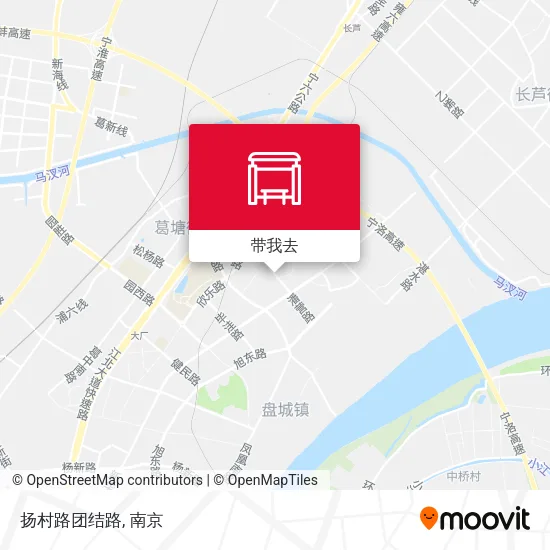 扬村路团结路地图