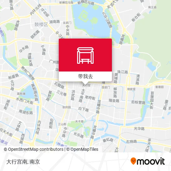 大行宫南地图