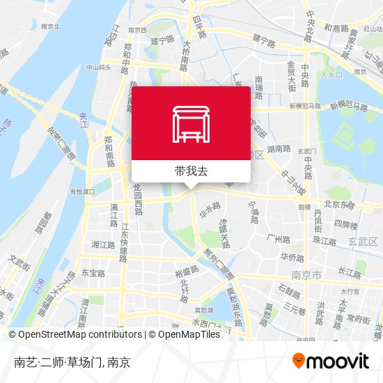 南艺·二师·草场门地图