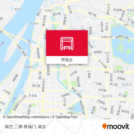 南艺·二师·草场门地图
