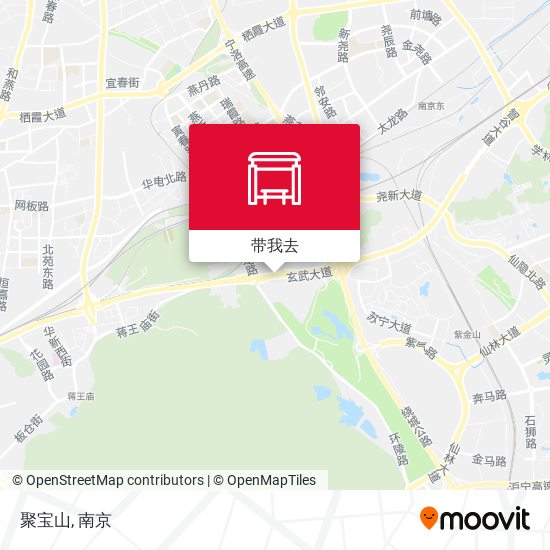 聚宝山地图