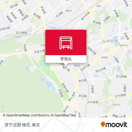 苏宁总部·徐庄地图