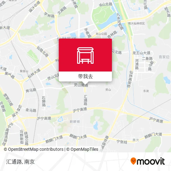 汇通路地图