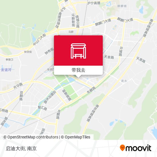 启迪大街地图