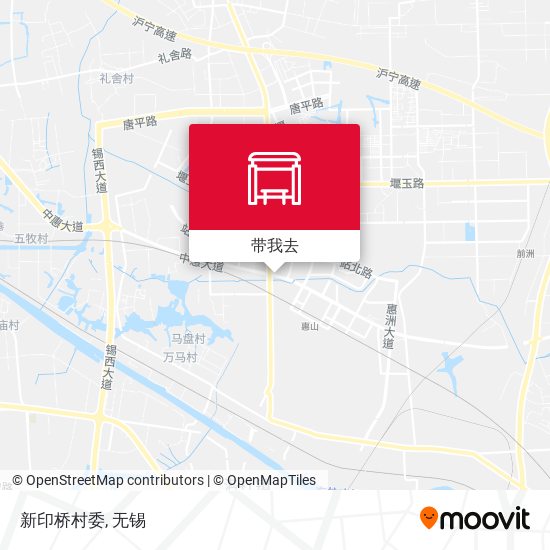 新印桥村委地图