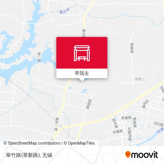翠竹路(茶新路)地图