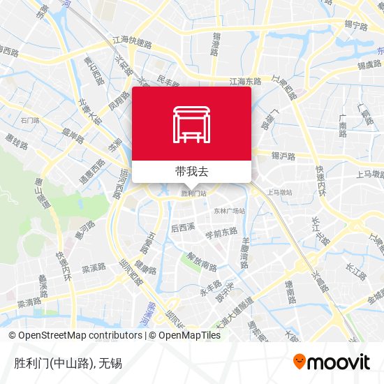 胜利门(中山路)地图