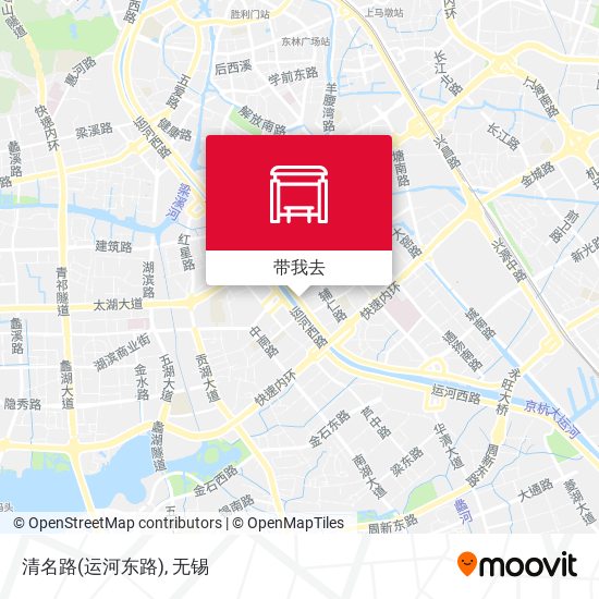清名路(运河东路)地图
