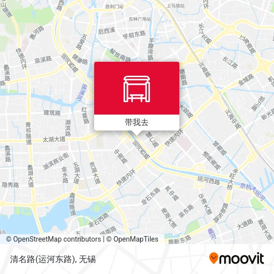 清名路(运河东路)地图