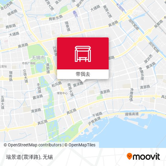 瑞景道(震泽路)地图