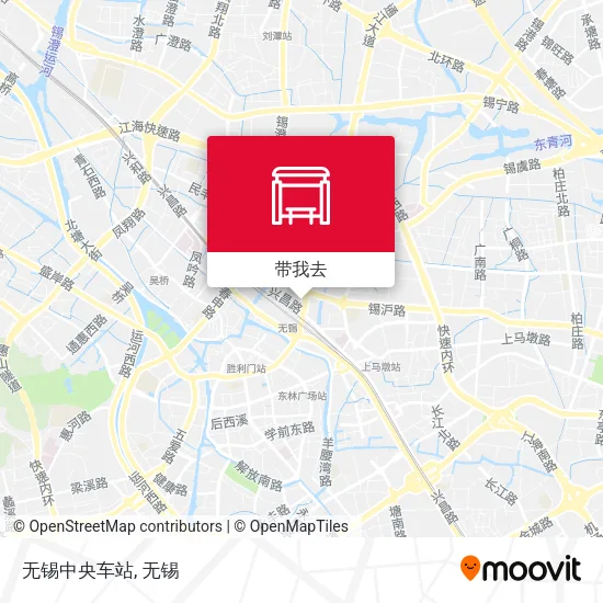 无锡中央车站地图