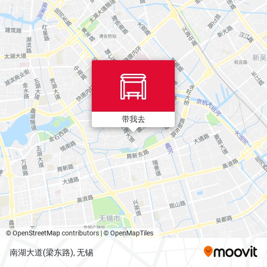 南湖大道(梁东路)地图