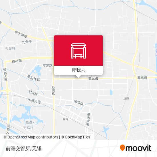 前洲交管所地图