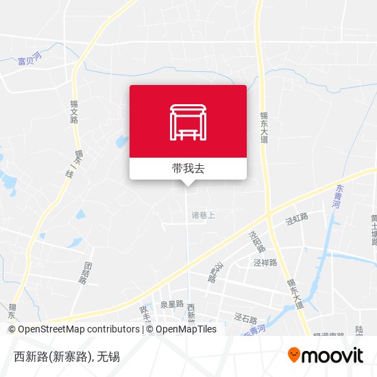 西新路(新寨路)地图