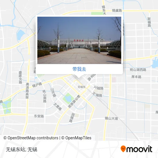 无锡东站地图