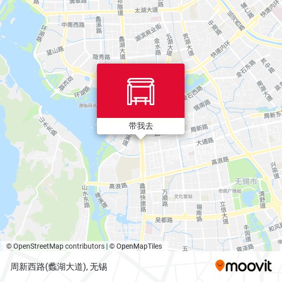 周新西路(蠡湖大道)地图