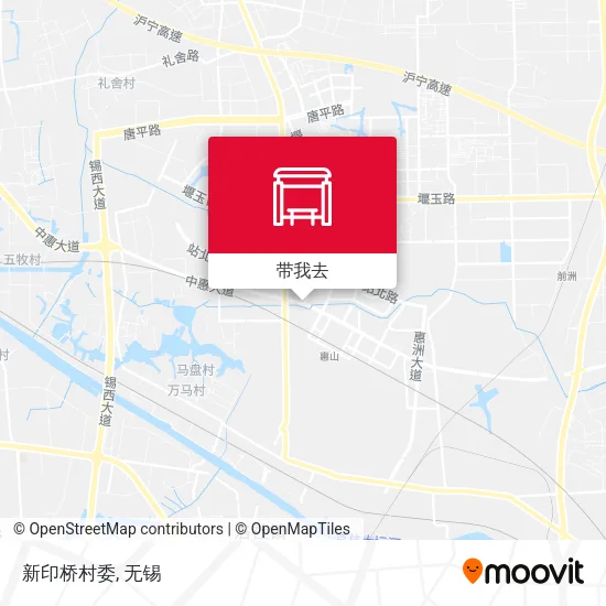 新印桥村委地图