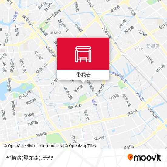 华扬路(梁东路)地图