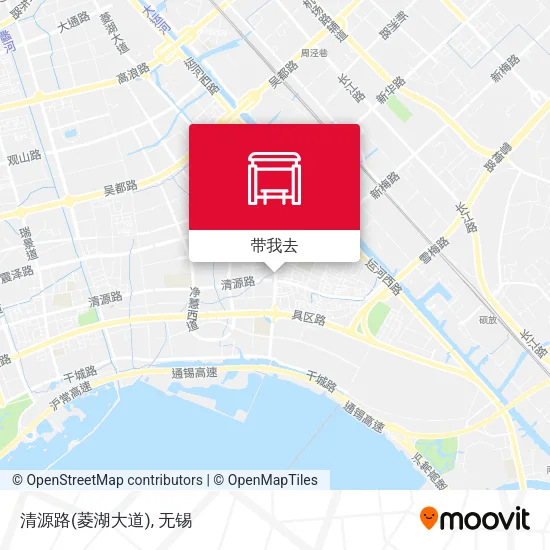 清源路(菱湖大道)地图