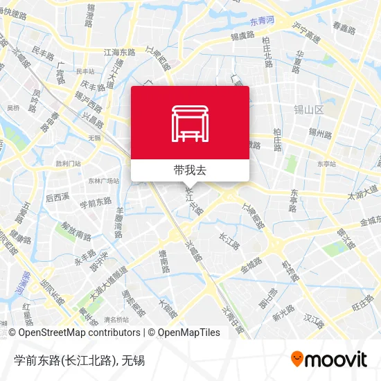 学前东路(长江北路)地图