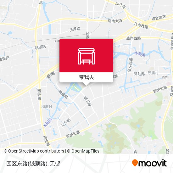 园区东路(钱藕路)地图