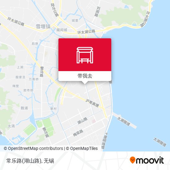 常乐路(湖山路)地图