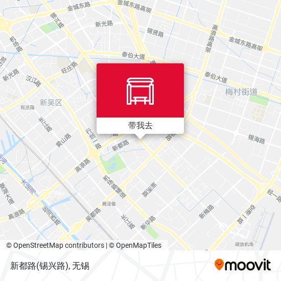 新都路(锡兴路)地图