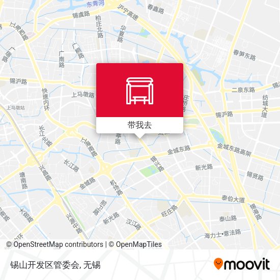 锡山开发区管委会地图