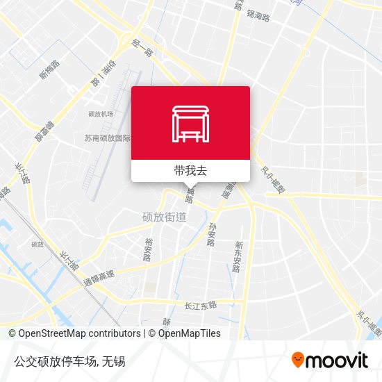 公交硕放停车场地图