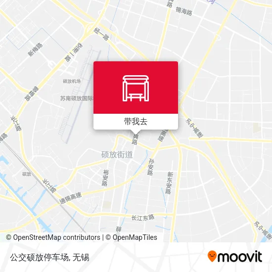 公交硕放停车场地图