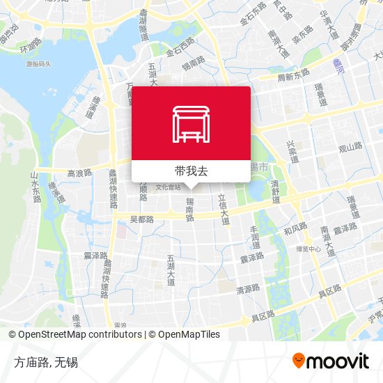 方庙路地图