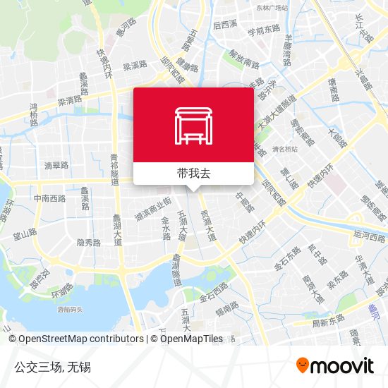 公交三场地图