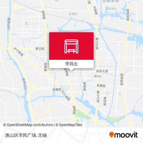 惠山区市民广场地图