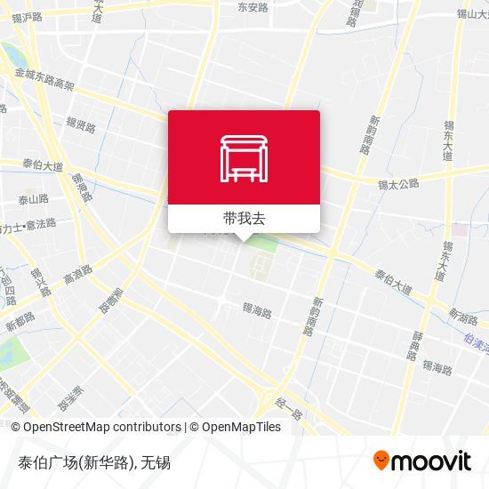 泰伯广场(新华路)地图