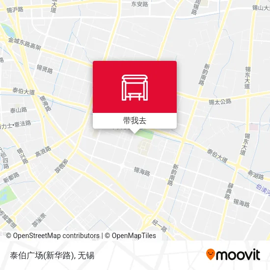 泰伯广场(新华路)地图