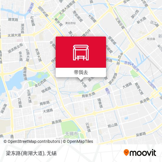 梁东路(南湖大道)地图