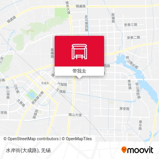 水岸街(大成路)地图