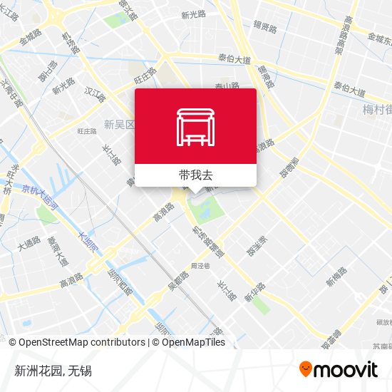 新洲花园地图