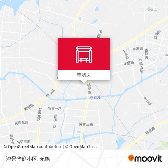 鸿景华庭小区地图